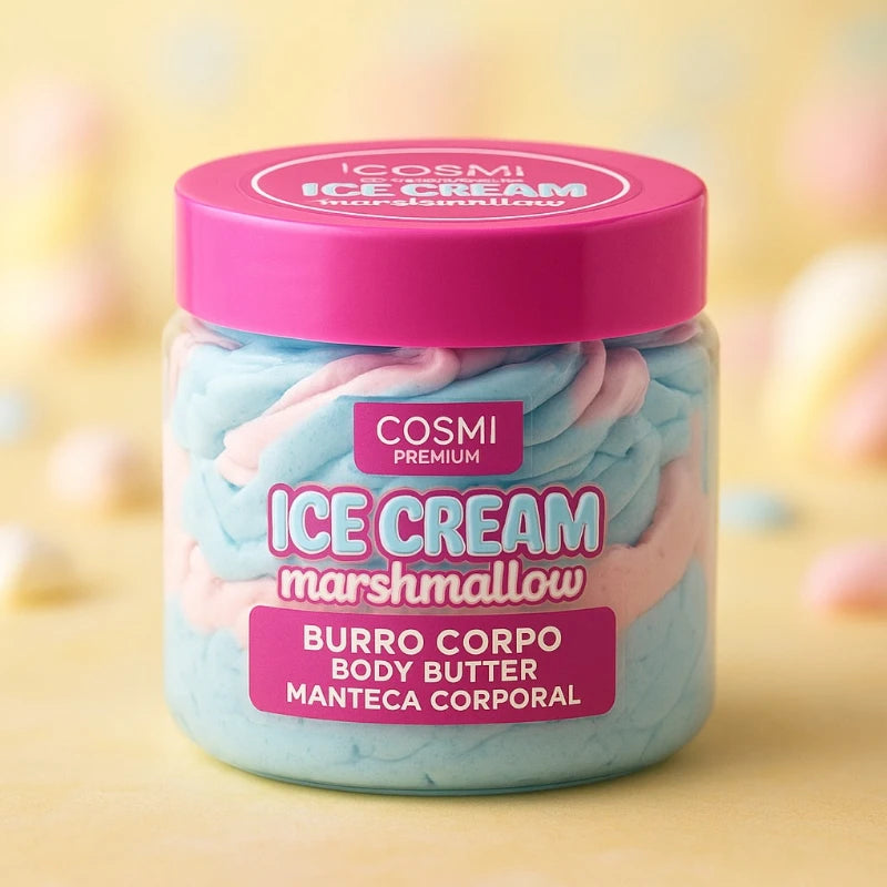 Beurre corporel Ice Cream Marshmallow – Cosmi Premium – 100 ml