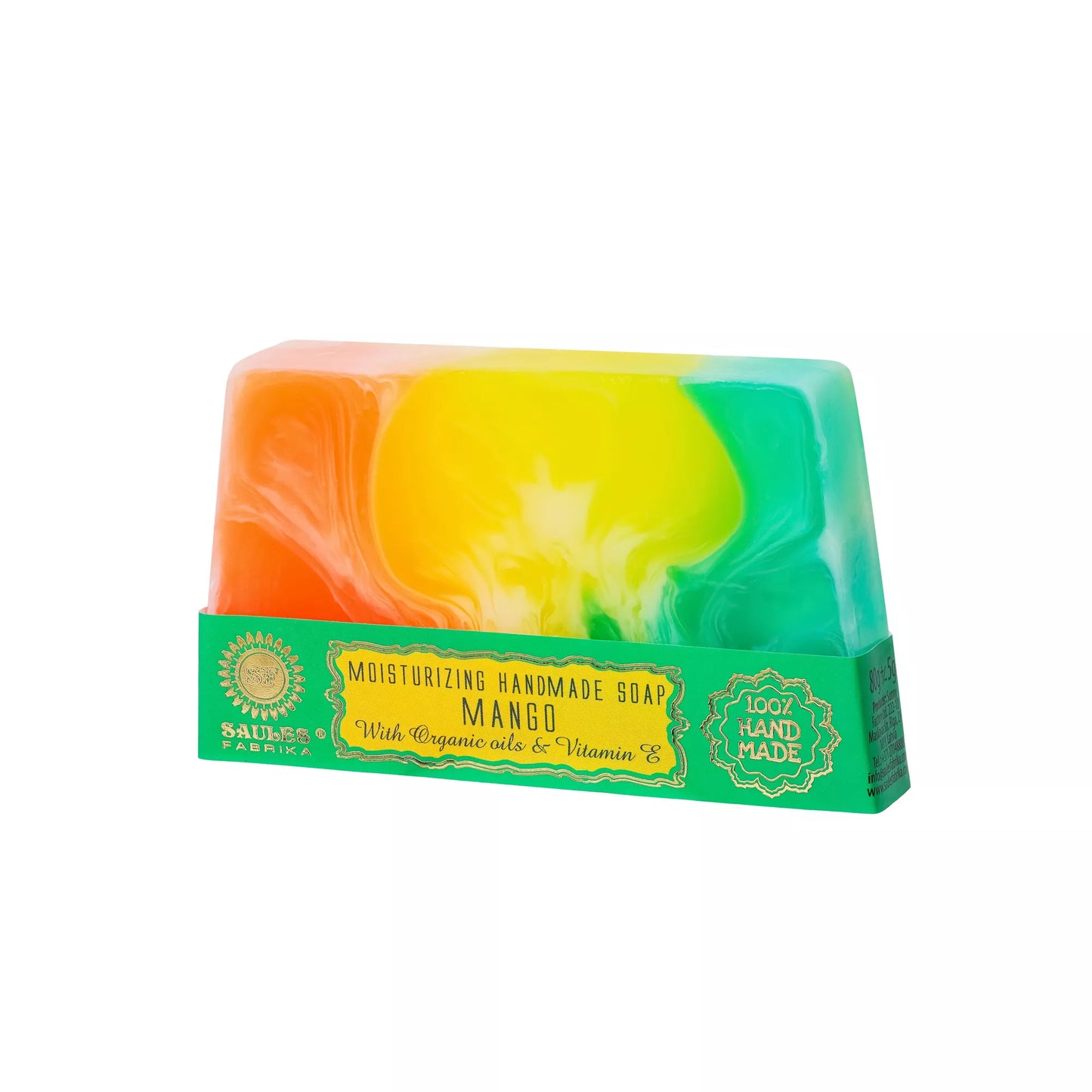 Tranche de savon mangue 80g
