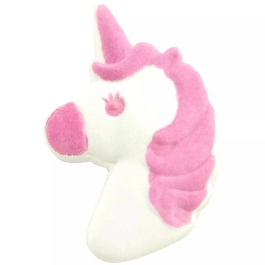 Bombe de bain 150 gr - Licorne effet arc en ciel - Senteur Fraise