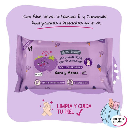 Lingettes humides Mûres