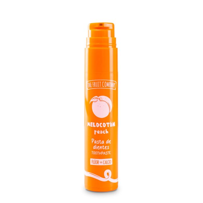 Dentifrice Fluor + Calcium Pêche