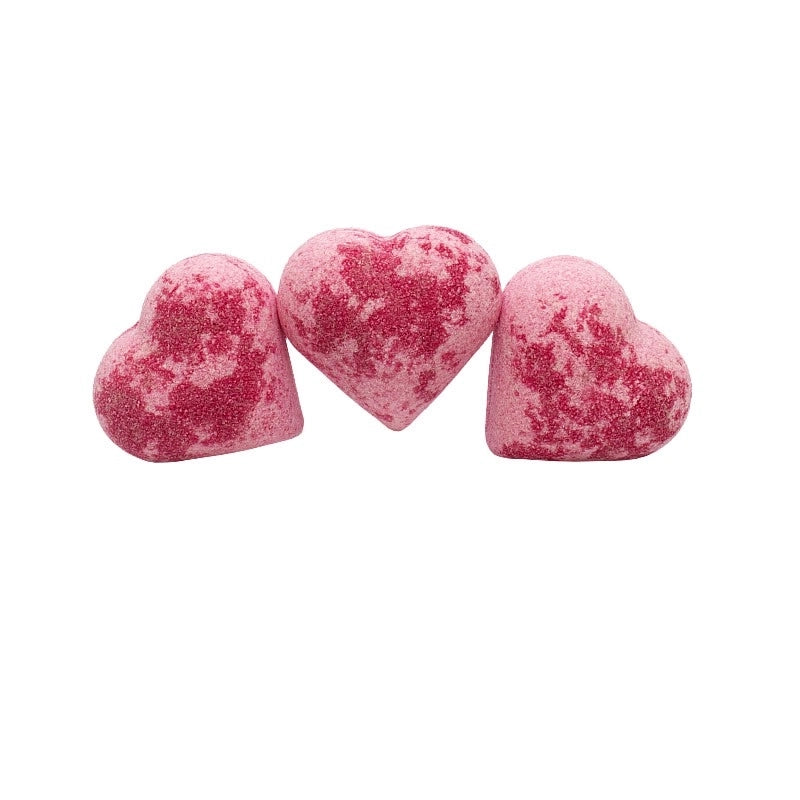 Cœur effervescent de bain parfum cerise 85g