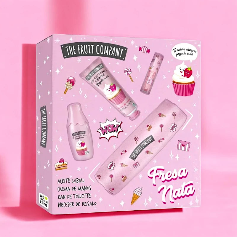 Coffret Cadeau 4 Pièces Fraise Chantilly – The Fruit Company