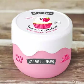 Crème corporelle parfum FRAISE CHANTILLY effet soie