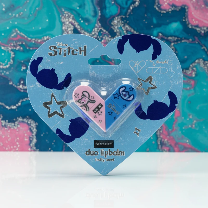 Coffret cadeau Disney Stitch duo baume à lèvres 2 x 2,5 g