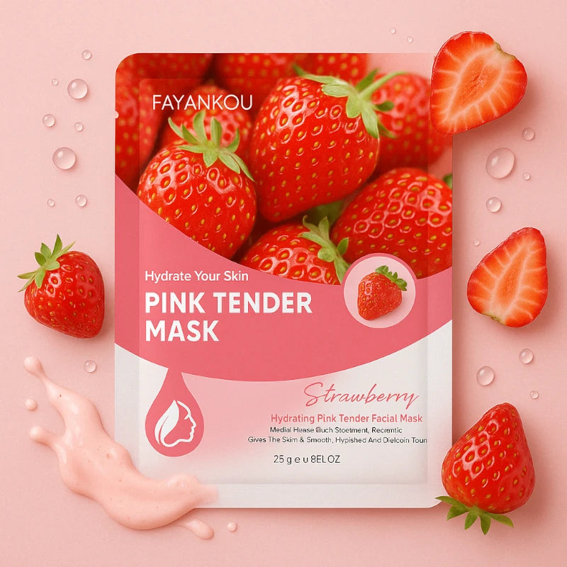 Masques Visage Hydratants Fraise 25g