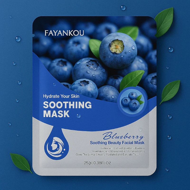 Masques Visage Apaisants Myrtille 25g