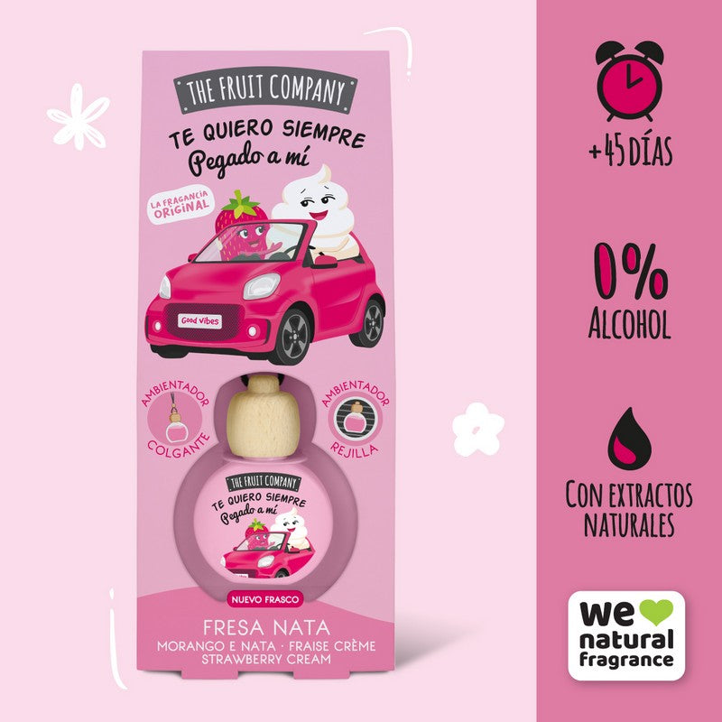 Parfum pour voiture 2 utilisations – Fraise Chantilly