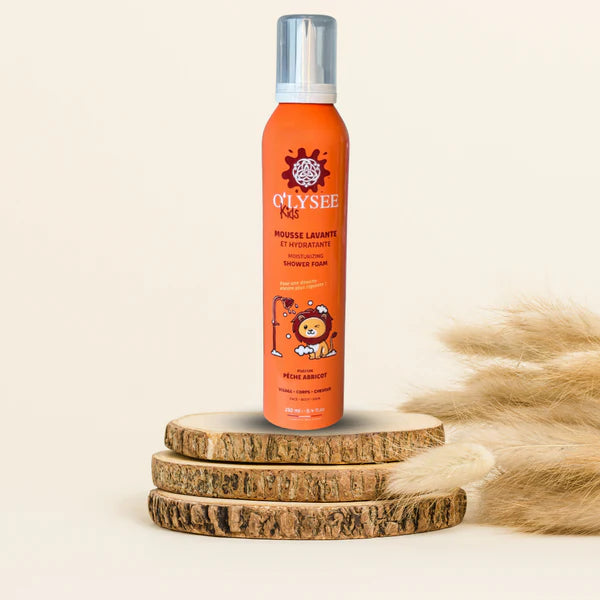 Mousse lavante hydratante 3 en 1 Pêche Abricot 250ml
