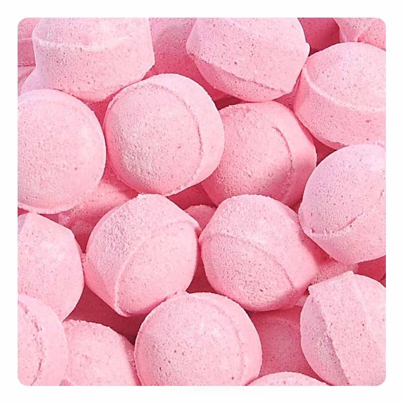 Mini bille de bain effervescente parfum fraise 8,5g