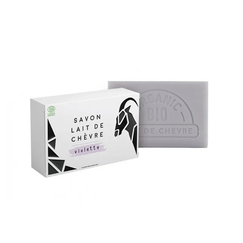 Savon lait de chèvre violette certifié BIO 90g
