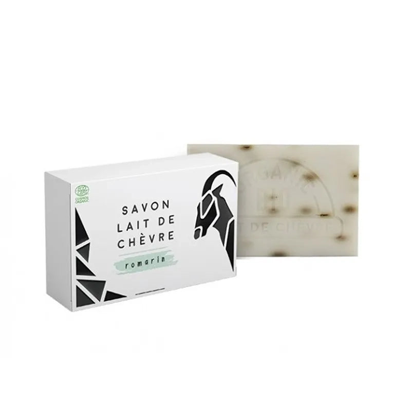 Savon lait de chèvre romarin certifié BIO 90g