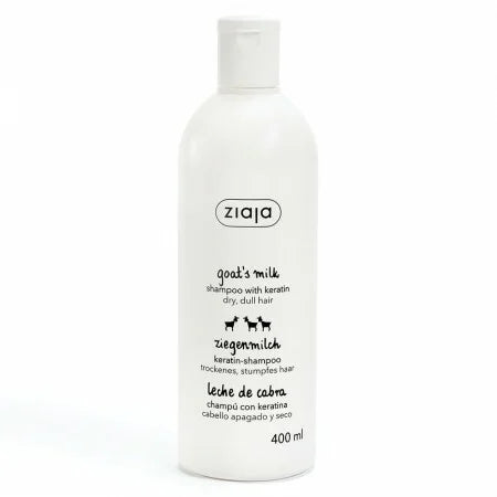 Shampoing fortifiant à la kératine au lait de chèvre 400ml