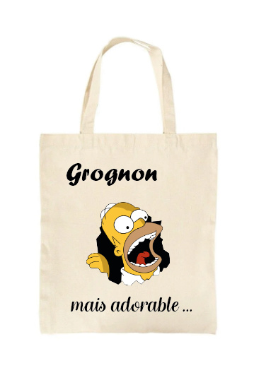 Tote bag 100% coton taille 38x42cm [ Personnalisé ]