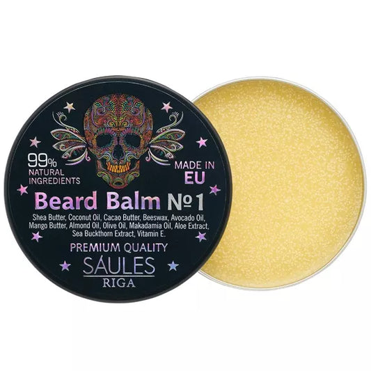 Baume à Barbe Nourrissant - Bois de santal, ambre, rose de Bourgogne et pamplemousse