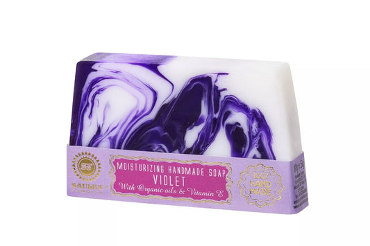 Tranche de savon violette 80g