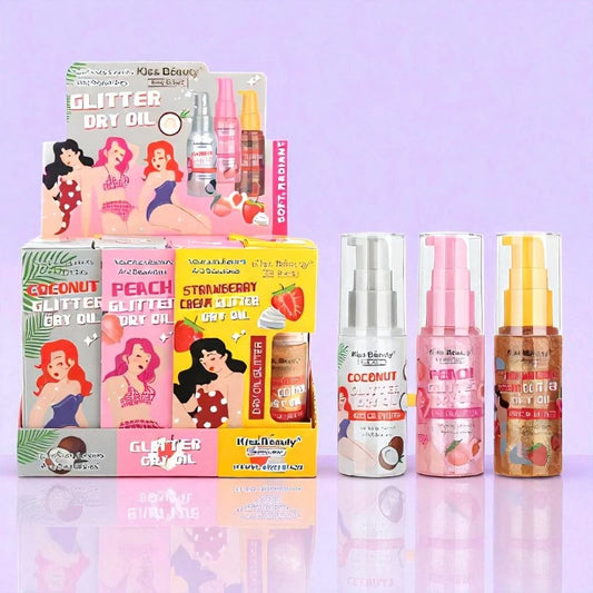 HUILE SÈCHE PAILLETÉE – Kiss Beauty