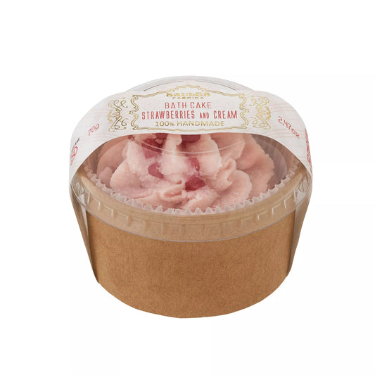 Gâteau de bain parfum Strawberry and cream ( Fraise et crème ) 70g