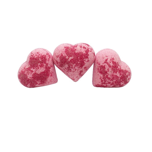 Cœur effervescent de bain parfum cerise 85g