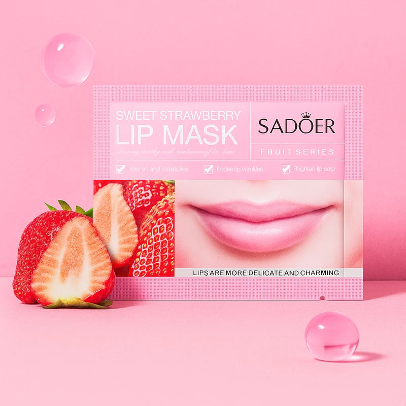 Masques à Lèvres à la Fraise Douce – SADOER