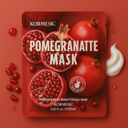 Masques Visage Éclat et Anti-Rides à la Grenade 25 g – KORMESIC