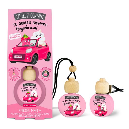 Parfum pour voiture 2 utilisations – Fraise Chantilly