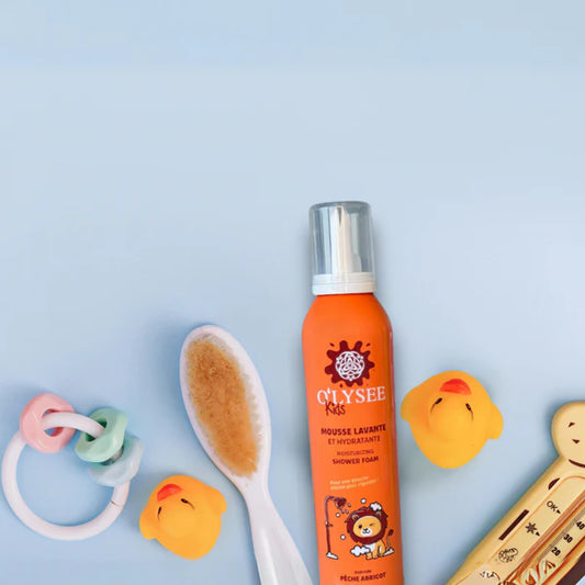 Mousse lavante hydratante 3 en 1 Pêche Abricot 250ml