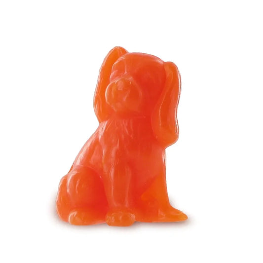 Savon en forme de chien parfum abricot 25g