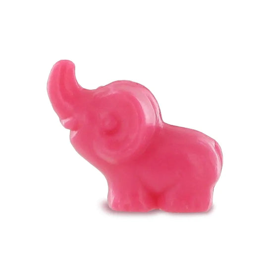 Savon en forme d'éléphant parfum rose 25g